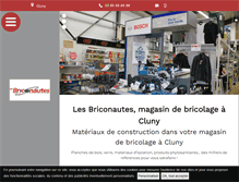 Tablet Screenshot of lesbriconautes-cluny.com